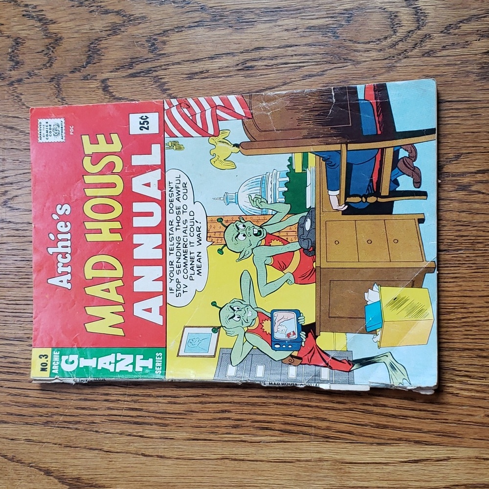 Vintage 60s Archie's Mad House Annual No. 3 Archie Giant Series Comic Book